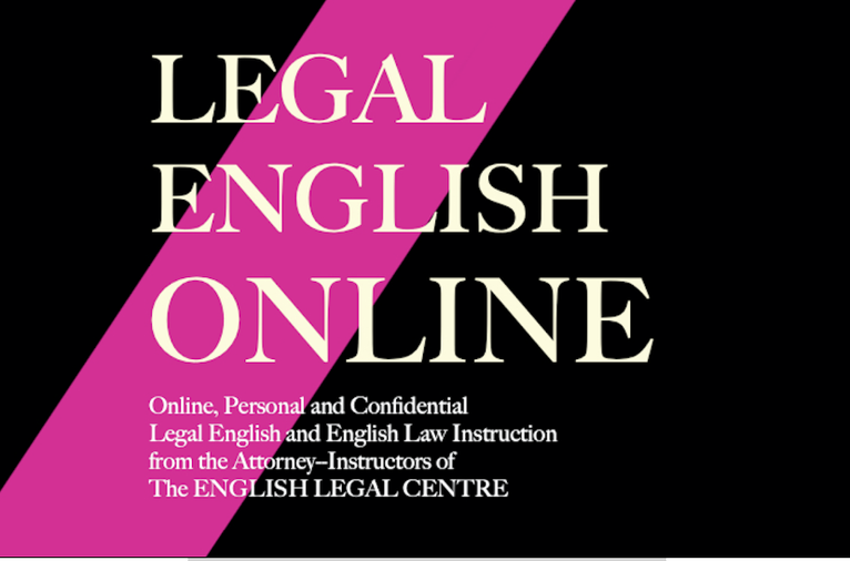 #LegalEnglishOnline with The #EnglishLegalCentre